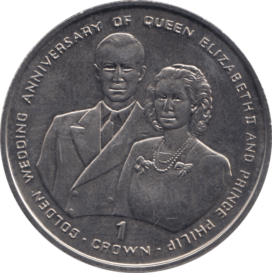 1997 ONE CROWN - WORLD COINS - Cambridgeshire Coins