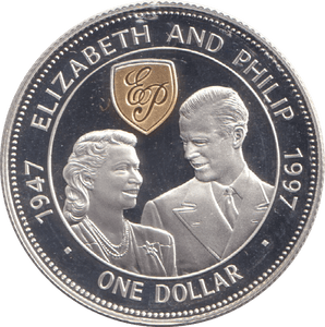 1997 ONE DOLLAR BARBADOS - WORLD COINS - Cambridgeshire Coins