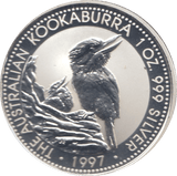 1997 ONE DOLLAR KOOKABURRA SILVER PROOF - SILVER WORLD COINS - Cambridgeshire Coins