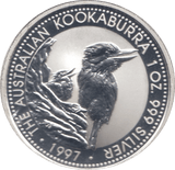 1997 ONE DOLLAR KOOKABURRA SILVER PROOF - SILVER WORLD COINS - Cambridgeshire Coins