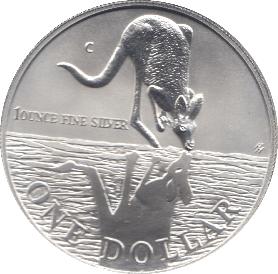 1997 ONE DOLLAR SILVER PROOF AUSTRALIA - SILVER WORLD COINS - Cambridgeshire Coins