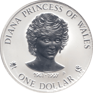 1997 ONE DOLLAR SILVER PROOF USA - SILVER WORLD COINS - Cambridgeshire Coins