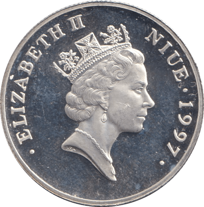 1997 PROOF TWO DOLLARS NIUE - WORLD COINS - Cambridgeshire Coins