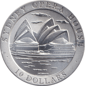 1997 SILVER 10 DOLLAR AUSTRALIA SYDNEY OPERA HOUSE - SILVER WORLD COINS - Cambridgeshire Coins
