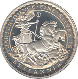 1997 SILVER 1/4 OUNCE PROOF BRITANNIA - SILVER WORLD COINS - Cambridgeshire Coins