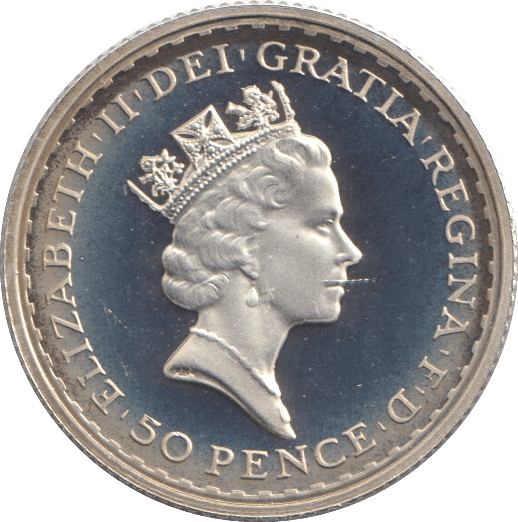 1997 SILVER 50 PENCE - SILVER WORLD COINS - Cambridgeshire Coins