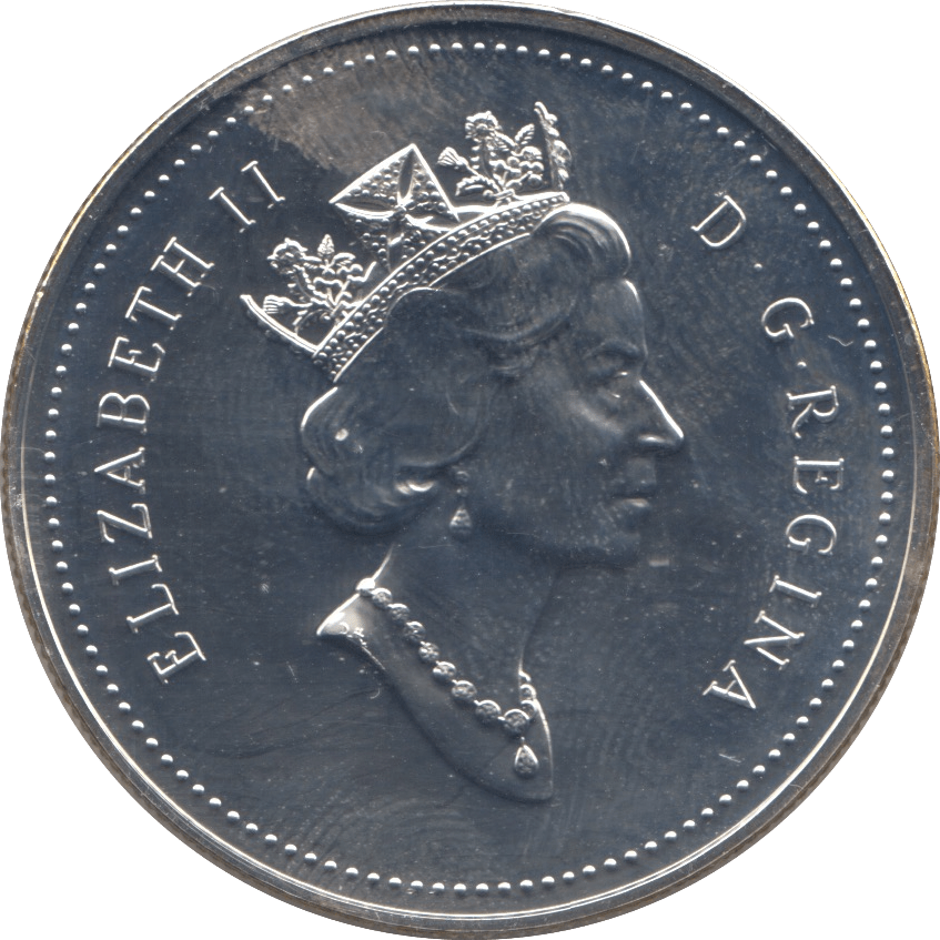 1997 SILVER BU CANADA COMMEMORATIVE DOLLAR - SILVER WORLD COINS - Cambridgeshire Coins
