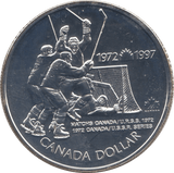 1997 SILVER BU CANADA COMMEMORATIVE DOLLAR - SILVER WORLD COINS - Cambridgeshire Coins