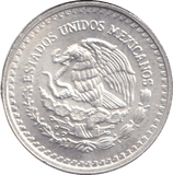 1997 SILVER BULLION 1/10 ONZA MEXICO - SILVER WORLD COINS - Cambridgeshire Coins