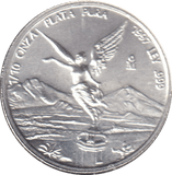 1997 SILVER BULLION 1/10 ONZA MEXICO - SILVER WORLD COINS - Cambridgeshire Coins