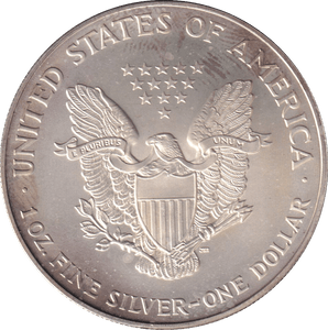 1997 SILVER DOLLAR USA - SILVER WORLD COINS - Cambridgeshire Coins