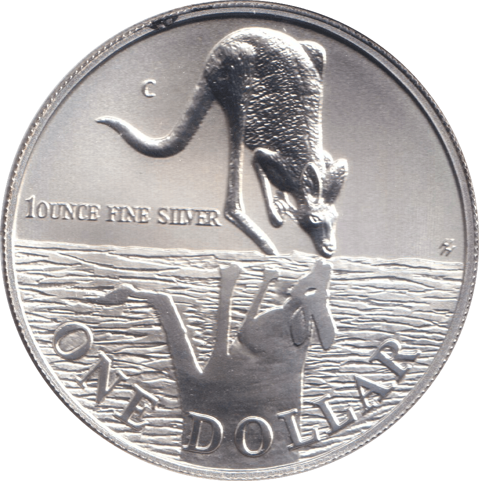 1997 SILVER ONE DOLLAR AUSTRALIA - SILVER WORLD COINS - Cambridgeshire Coins