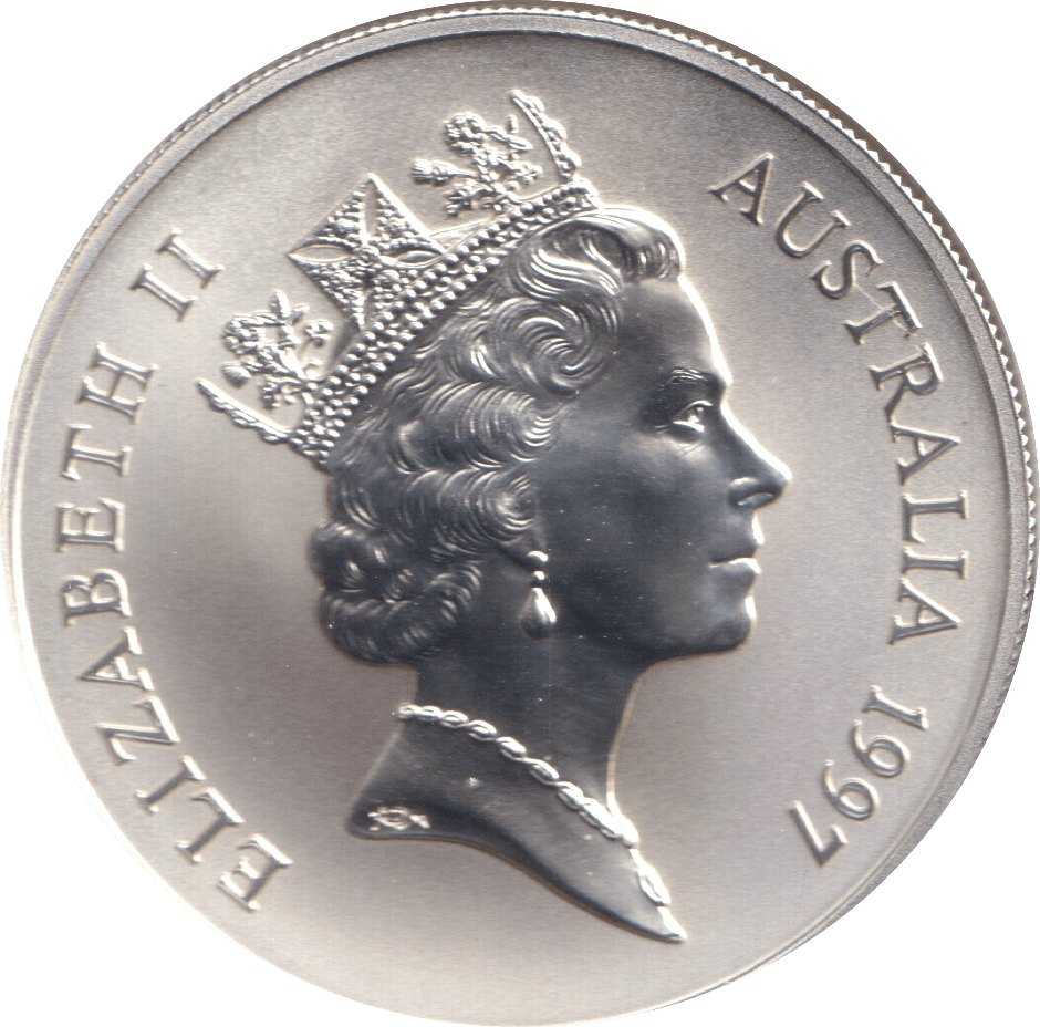 1997 SILVER ONE DOLLAR AUSTRALIA - SILVER WORLD COINS - Cambridgeshire Coins