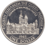 1997 SILVER ONE DOLLAR BELIZE - SILVER WORLD COINS - Cambridgeshire Coins