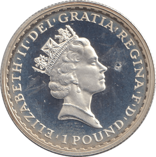 1997 SILVER ONE POUND - SILVER WORLD COINS - Cambridgeshire Coins
