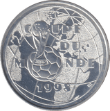 1997 SILVER PROOF 1 FRANC FRANCE - SILVER WORLD COINS - Cambridgeshire Coins