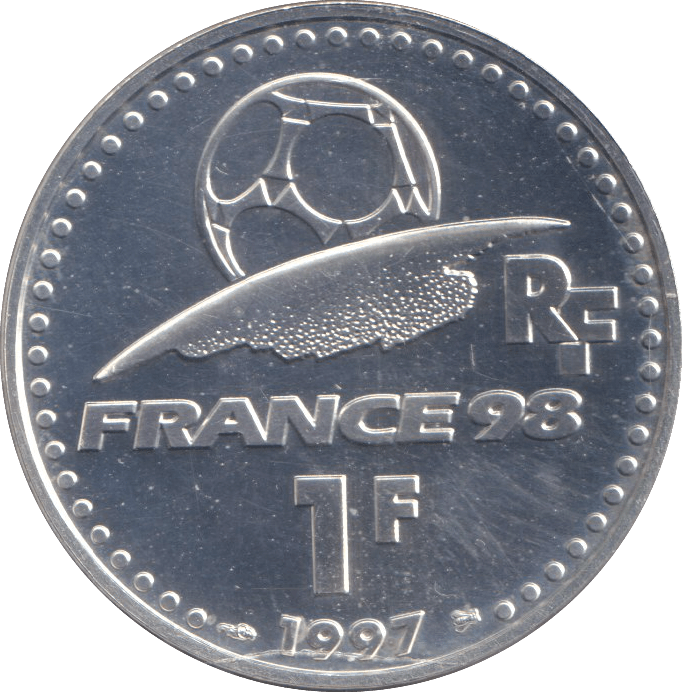 1997 SILVER PROOF 1 FRANC FRANCE - SILVER WORLD COINS - Cambridgeshire Coins