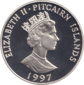 1997 SILVER PROOF 10 DOLLARS PITCAIRN ISLANDS ELIZABETH AND PHILLIP - SILVER WORLD COINS - Cambridgeshire Coins
