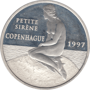 1997 SILVER PROOF 15 EURO 100 FRANCS FRANCE - SILVER WORLD COINS - Cambridgeshire Coins
