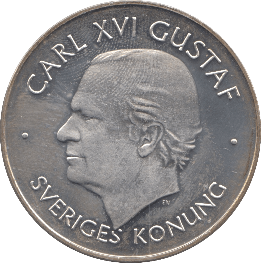 1997 SILVER PROOF 200 KRONER SWEDEN - SILVER WORLD COINS - Cambridgeshire Coins