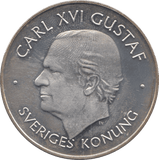 1997 SILVER PROOF 200 KRONER SWEDEN - SILVER WORLD COINS - Cambridgeshire Coins