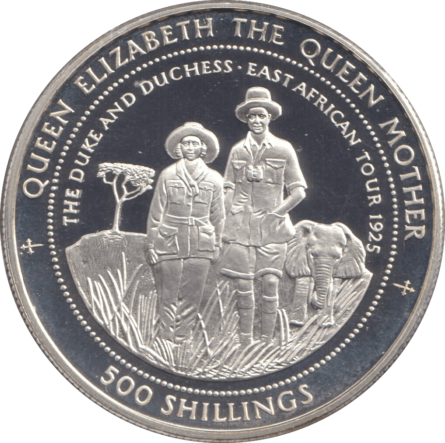 1997 SILVER PROOF 500 SHILLINGS THE DUKE AND DUCHESS - SILVER WORLD COINS - Cambridgeshire Coins