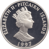 1997 SILVER PROOF FIVE DOLLARS NOBLE ORDER OF THE GARTER - SILVER WORLD COINS - Cambridgeshire Coins