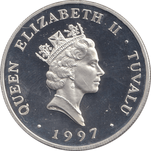 1997 SILVER PROOF FIVE DOLLARS OPENING FEDERAL PARLIAMENT - SILVER WORLD COINS - Cambridgeshire Coins