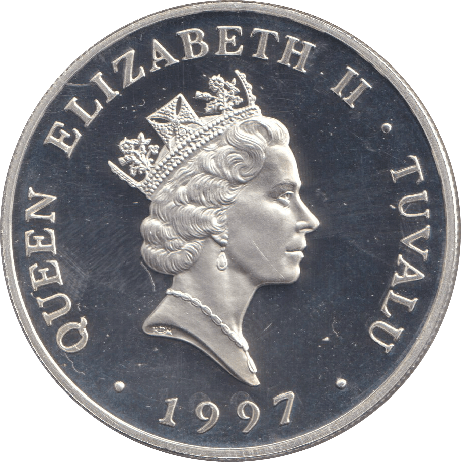 1997 SILVER PROOF FIVE DOLLARS OPENING FEDERAL PARLIAMENT - SILVER WORLD COINS - Cambridgeshire Coins