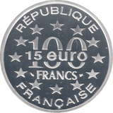 1997 SILVER PROOF FRANCE 100 FRANCS 15 EUROS - WORLD COINS - Cambridgeshire Coins
