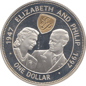 1997 SILVER PROOF ONE DOLLAR BARBADOS - SILVER WORLD COINS - Cambridgeshire Coins