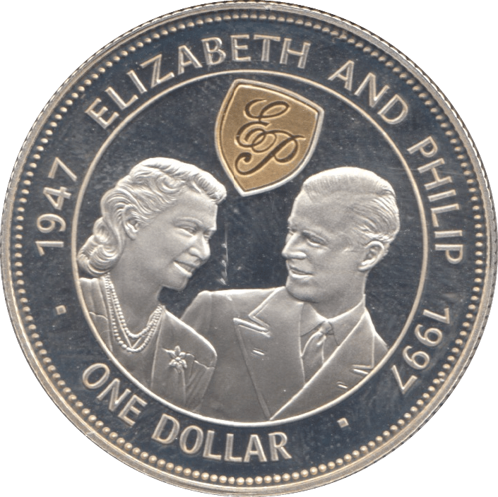 1997 SILVER PROOF ONE DOLLAR BARBADOS - SILVER WORLD COINS - Cambridgeshire Coins