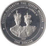 1997 SILVER PROOF ONE DOLLAR BERMUDA - SILVER WORLD COINS - Cambridgeshire Coins