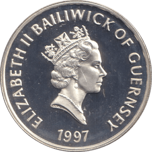 1997 SILVER PROOF ONE POUND ELIZABETH AND PHILIP - Silver Proof - Cambridgeshire Coins