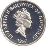 1997 SILVER PROOF ONE POUND ELIZABETH AND PHILIP - Silver Proof - Cambridgeshire Coins