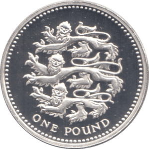 1997 SILVER PROOF ONE POUND - SILVER WORLD COINS - Cambridgeshire Coins