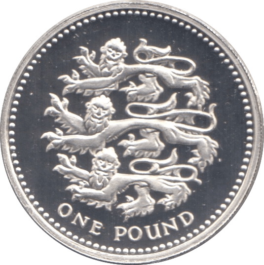1997 SILVER PROOF ONE POUND - SILVER WORLD COINS - Cambridgeshire Coins