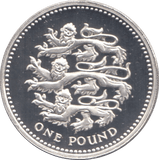 1997 SILVER PROOF ONE POUND - SILVER WORLD COINS - Cambridgeshire Coins