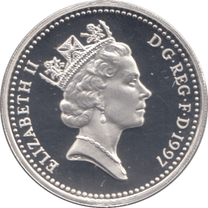 1997 SILVER PROOF ONE POUND - SILVER WORLD COINS - Cambridgeshire Coins