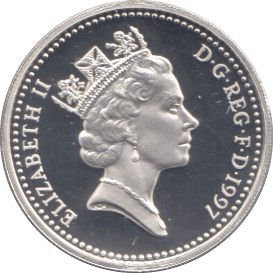 1997 SILVER PROOF ONE POUND - SILVER WORLD COINS - Cambridgeshire Coins