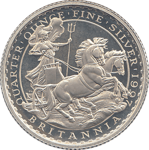 1997 SILVER PROOF QUARTER BRITANNIA - SILVER BRITANNIA - Cambridgeshire Coins