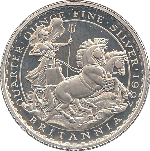 1997 SILVER PROOF QUARTER BRITANNIA - SILVER BRITANNIA - Cambridgeshire Coins