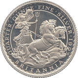 1997 SILVER PROOF QUARTER BRITANNIA - SILVER BRITANNIA - Cambridgeshire Coins