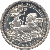 1997 SILVER PROOF QUARTER OUNCE BRITANNIA - SILVER WORLD COINS - Cambridgeshire Coins