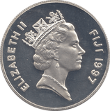 1997 SILVER PROOF TEN DOLLARS FIJI SILVER - SILVER WORLD COINS - Cambridgeshire Coins