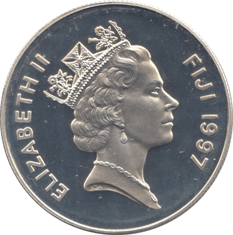1997 SILVER PROOF TEN DOLLARS FIJI - SILVER WORLD COINS - Cambridgeshire Coins