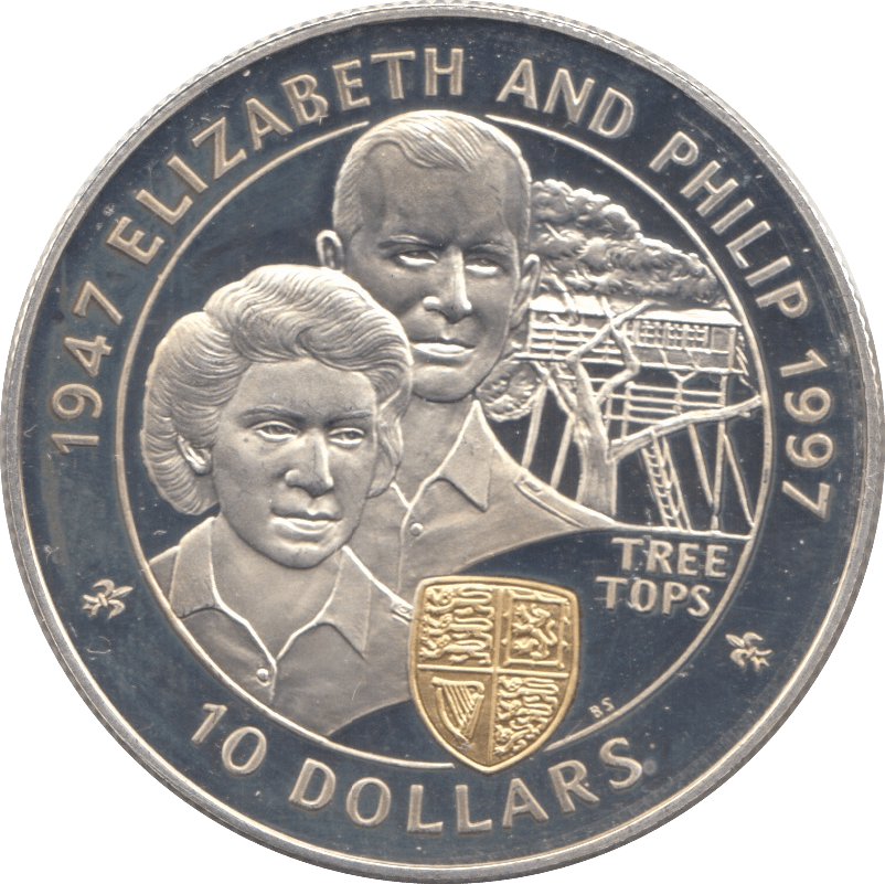 1997 SILVER PROOF TEN DOLLARS FIJI - SILVER WORLD COINS - Cambridgeshire Coins