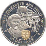 1997 SILVER PROOF TEN DOLLARS FIJI - SILVER WORLD COINS - Cambridgeshire Coins