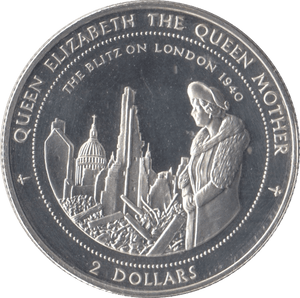 1997 SILVER PROOF TWO DOLLARS 925 SILVER NIUE ISLANDS 2 - SILVER WORLD COINS - Cambridgeshire Coins