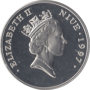 1997 SILVER PROOF TWO DOLLARS 925 SILVER NIUE ISLANDS 2 - SILVER WORLD COINS - Cambridgeshire Coins